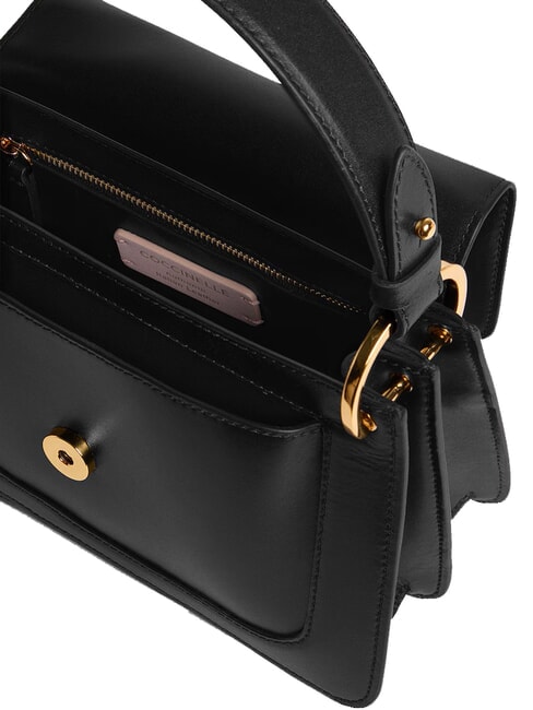 C-ME CALF&MARB Handbag, with shoulder strap Black - Women&rsquo;s Bags