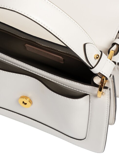 C-ME CALF COCKER Small leather bag with shoulder strap pearl - Women&rsquo;s Bags