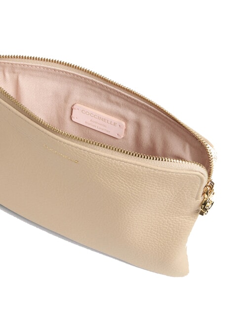 C-ME SOFTY Leather clutch bag sandshell - Women&rsquo;s Bags