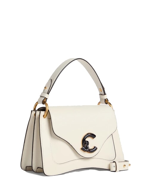C-ME CALF&MARB Handbag, with shoulder strap pearl - Women&rsquo;s Bags