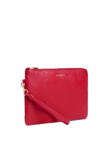 C-ME SOFTY Leather clutch bag scarlet - Women&rsquo;s Bags