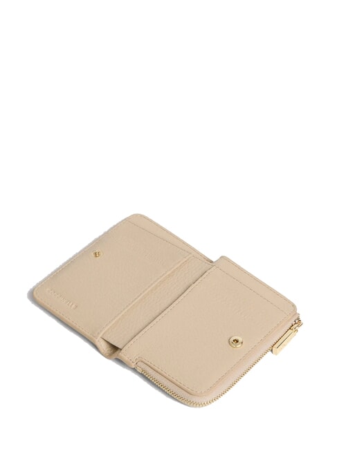 METALLIC SOFT Small leather wallet sandshell - Women&rsquo;s Wallets