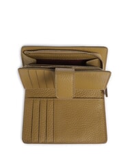 COCCINELLE METALLIC SOFT Wallet in hammered leather seagrass - Women&rsquo;s Wallets - 2