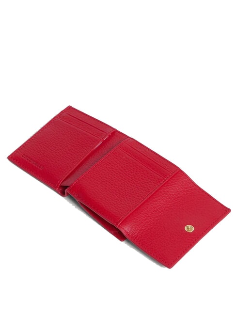 METALLIC SOFT Pebbled leather wallet scarlet - Women&rsquo;s Wallets