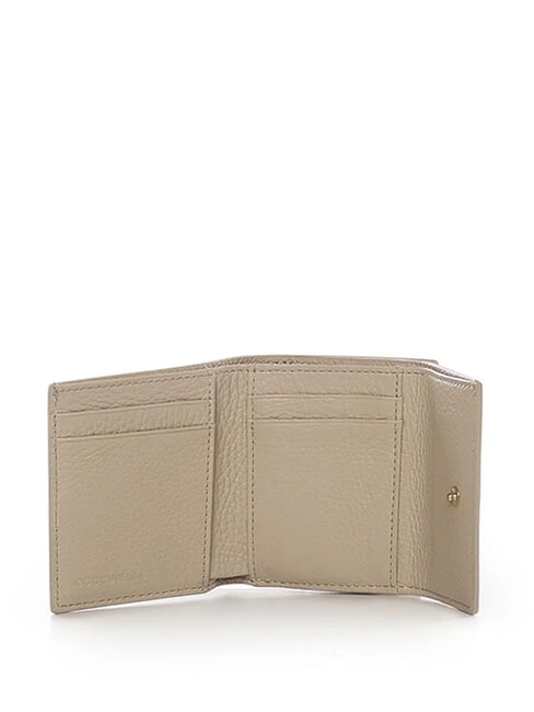 METALLIC SOFT Pebbled leather wallet sandshell - Women&rsquo;s Wallets