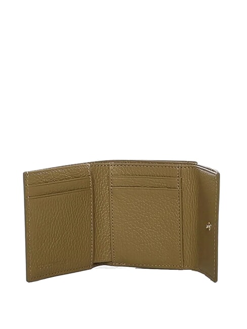 METALLIC SOFT Pebbled leather wallet seagrass - Women&rsquo;s Wallets