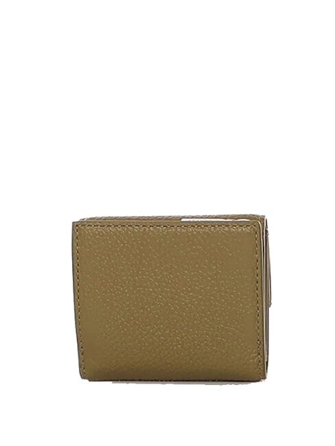 METALLIC SOFT Pebbled leather wallet seagrass - Women&rsquo;s Wallets