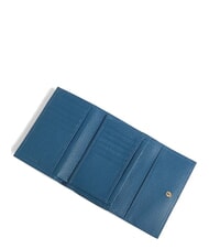 COCCINELLE METALLIC SOFT Hammered leather bifold wallet deep blue - Women&rsquo;s Wallets - 2
