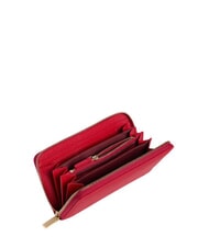 COCCINELLE METALLIC SOFT Textured leather zip wallet scarlet - Women&rsquo;s Wallets - 2