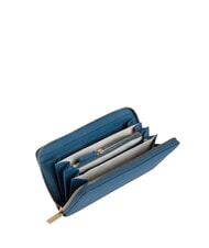 COCCINELLE METALLIC SOFT Textured leather zip wallet deep blue - Women&rsquo;s Wallets - 2