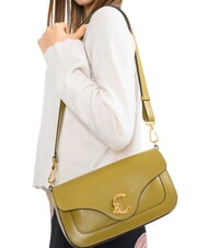 COCCINELLE C-ME CALF Shoulder bag, in leather seagrass - Women&rsquo;s Bags - 5