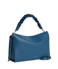 COCCINELLE BOHEME GRANA DOUBLE Handbag, with shoulder strap, in leather deep bl/sandshe - Women&rsquo;s Bags - 2