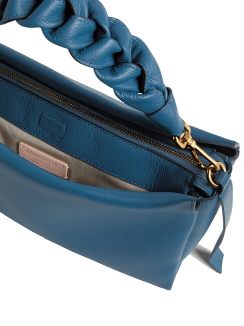 BOHEME GRANA DOUBLE Handbag, with shoulder strap, in leather deep bl/sandshe - Women&rsquo;s Bags