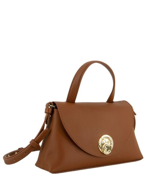 NIKLA Handbag, with shoulder strap cognac/black - Women&rsquo;s Bags