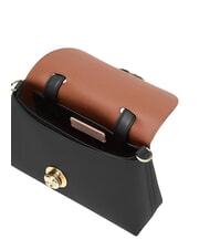 COCCINELLE NIKLA Handbag, with shoulder strap black/cognac - Women&rsquo;s Bags - 4