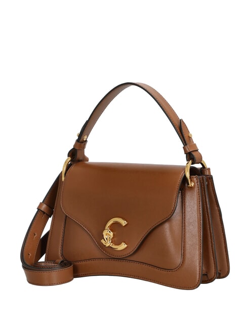 C-ME CALF COCKER Small leather bag with shoulder strap cognac - Women&rsquo;s Bags