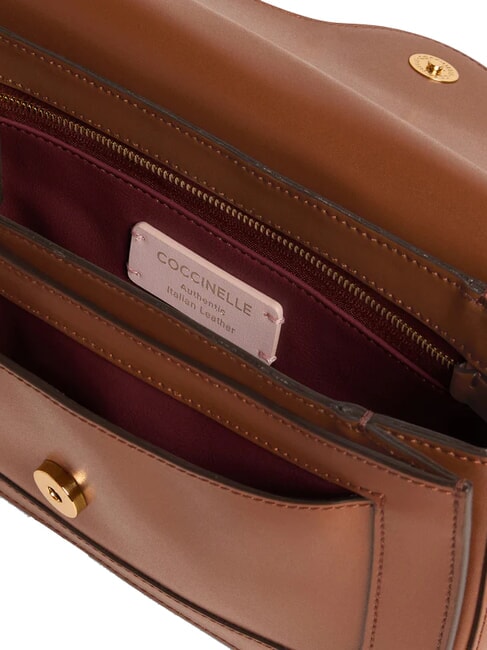 C-ME CALF Shoulder bag, in leather cognac - Women&rsquo;s Bags