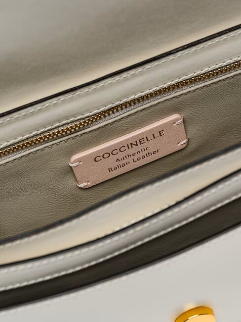 C-ME CALF Shoulder bag, in leather pearl - Women&rsquo;s Bags