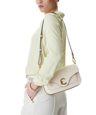 COCCINELLE C-ME CALF Shoulder bag, in leather pearl - Women&rsquo;s Bags - 6