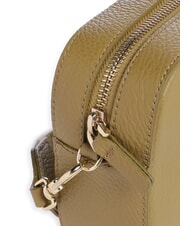 COCCINELLE TEBE Shoulder bag in textured leather seagrass - Women&rsquo;s Bags - 3