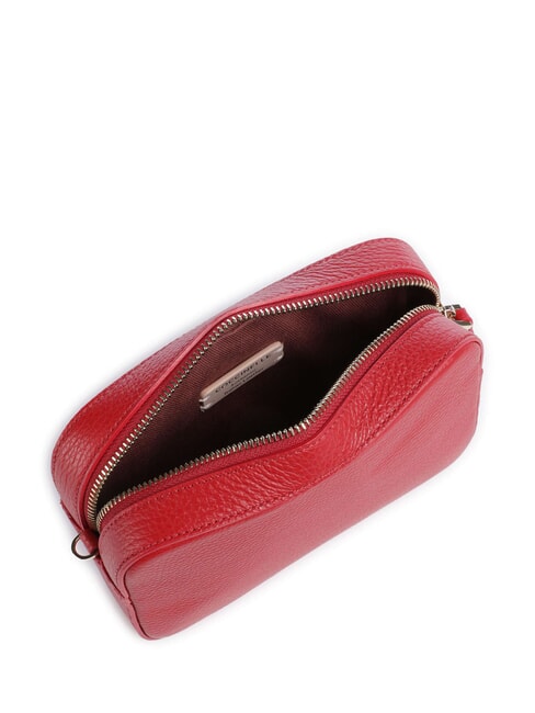 TEBE Shoulder bag in textured leather scarlet - Women&rsquo;s Bags