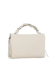 COCCINELLE BOHEME GRANA DOUBLE Handbag, with shoulder strap, in leather blanc / des - Women&rsquo;s Bags - 2