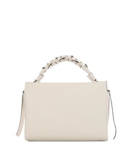 COCCINELLE BOHEME GRANA DOUBLE Handbag, with shoulder strap, in leather blanc / des - Women&rsquo;s Bags - 3