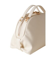 BORBONESE SEXY Handbag, with shoulder strap white cotton - Women&rsquo;s Bags - 3