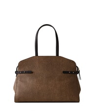 BORBONESE GEMINI Shoulder shopping bag natural op / black - Women&rsquo;s Bags - 4