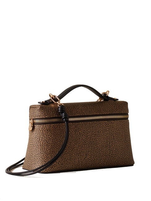 GEMINI Small trunk bag with shoulder strap natural op / black - Women&rsquo;s Bags