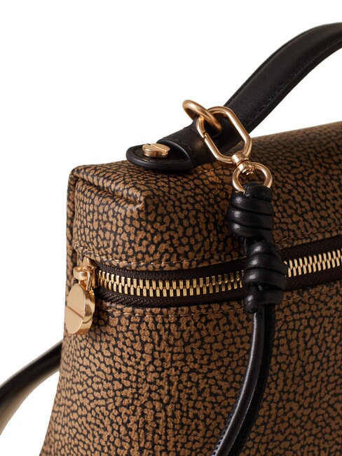 GEMINI Small trunk bag with shoulder strap natural op / black - Women&rsquo;s Bags