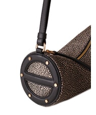 BORBONESE VIS-A-VIS Small shoulder bag OP / NATURAL / BLACK - Women&rsquo;s Bags - 3