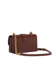 PINKO LOVE ONE CLASSIC Mini leather shoulder bag burgundy wine-antique gold - Women&rsquo;s Bags - 2