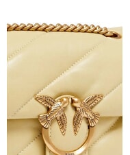 PINKO MINI LOVE BAG Nappa bag vanilla yellow-antique gold - Women&rsquo;s Bags - 3