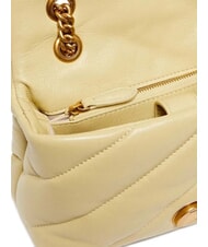 PINKO MINI LOVE BAG Nappa bag vanilla yellow-antique gold - Women&rsquo;s Bags - 4
