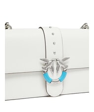 PINKO LOVE ONE Shoulder bag with flap white cloud-matt. silver - Women&rsquo;s Bags - 3