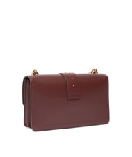 PINKO LOVE ONE CLASSIC Leather shoulder bag with flap - Women&rsquo;s Bags