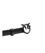 PINKO LOVE BERRY Color block leather belt black limousine block color - Belts - 5