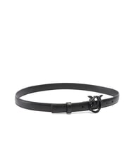 PINKO LOVE BERRY Color block leather belt - Belts