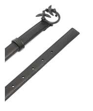 PINKO LOVE BERRY Color block leather belt black limousine block color - Belts - 3