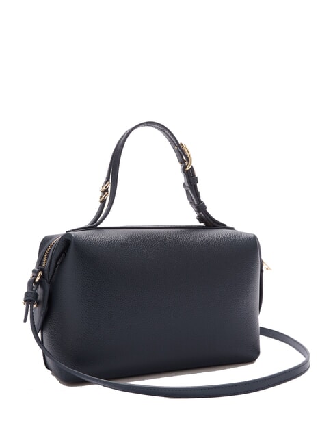 DOUBLE Leather satchel bag with shoulder strap ink blue - Women&rsquo;s Bags