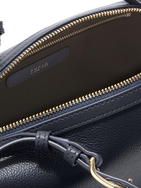 DOUBLE Leather satchel bag with shoulder strap ink blue - Women&rsquo;s Bags