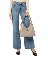 FURLA GOCCIA Leather shoulder bag linen - Women&rsquo;s Bags - 4