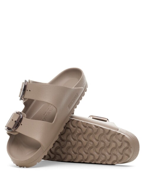ARIZONA BIG BUCKLE EVA 2-strap slipper with buckles gray taupe - Women&rsquo;s shoes