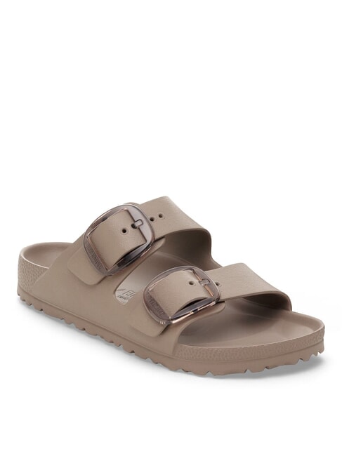 ARIZONA BIG BUCKLE EVA 2-strap slipper with buckles gray taupe - Women&rsquo;s shoes