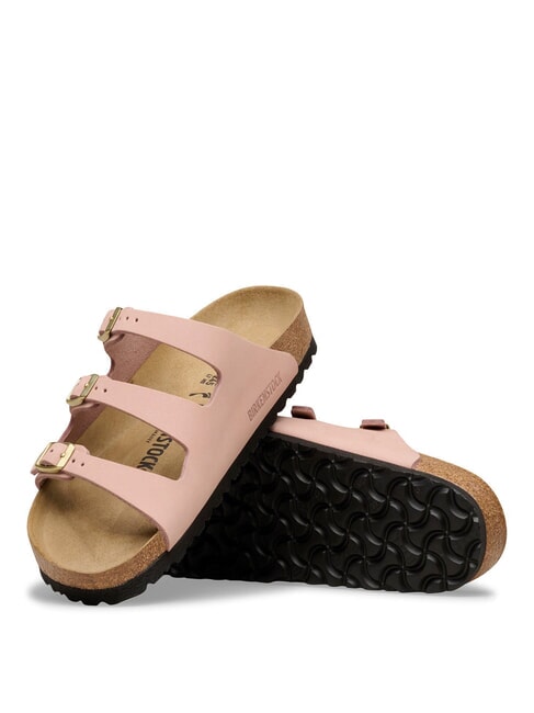 FLORIDA 3-band nubuck leather slipper soft pink - Women&rsquo;s shoes