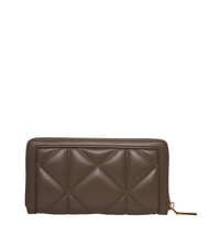 LOVE MOSCHINO EMBOSSED Medium zip-around wallet mud - Women&rsquo;s Wallets - 3