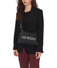 LOVE MOSCHINO BOLD LOVE Shoulder bag black lacquer - Women&rsquo;s Bags - 4