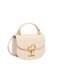 LOVE MOSCHINO HEART TURNLOCK Mini handbag with shoulder strap ivory - Women&rsquo;s Bags - 2