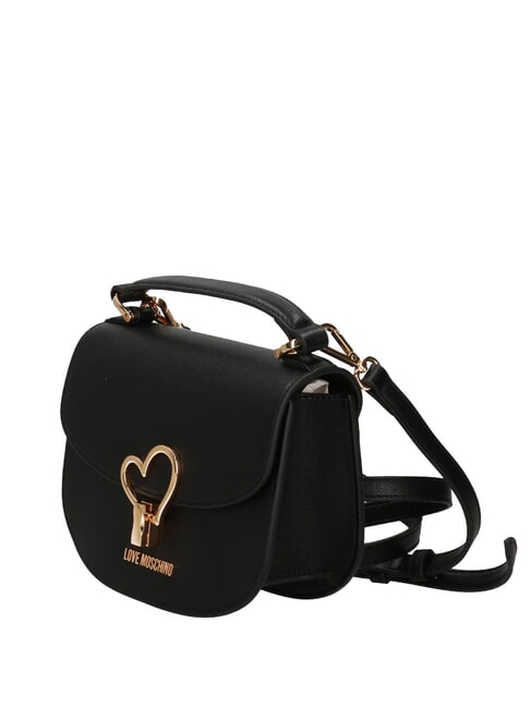 HEART TURNLOCK Mini handbag with shoulder strap Black - Women&rsquo;s Bags
